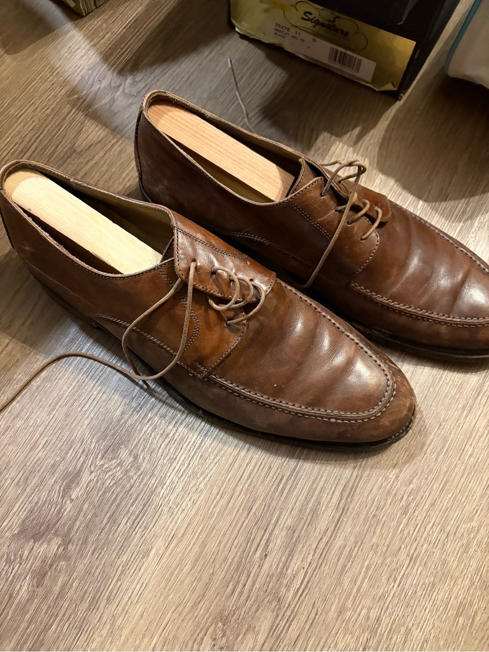 Allen Edmonds Brown Leather Derby Dress Shoes